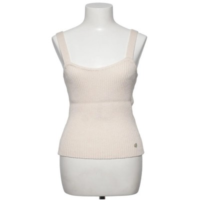 Calida, Tank­top, Größe: 38, Beige, Kaschmir/Lyocell, Streifen #HiV
