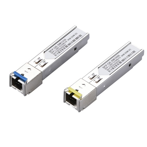 2Pcs SC Connector 3km 1.25GB/s SFP-BX03-D Tx1550nm/RX1310nm Transceiver Module E - Photo 10/14