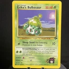 Erika's Bulbasaur 39/132 Gym Challenge Uncommon Pokemon Card TCG Vintage WOTC LP