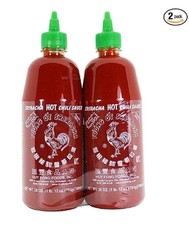  2 pack Huy Fong Foods Sriracha Hot Chili Sauce, 28oz 793g Bottle
