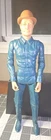 Vintage Marx Double Agent Mike Hazard 1960s 12 Inch Figure with A Hat