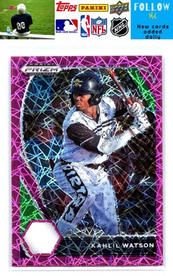 2021 Panini Prizm Draft Picks #PDP16 Kahlil Watson Pink Velocity Prizm