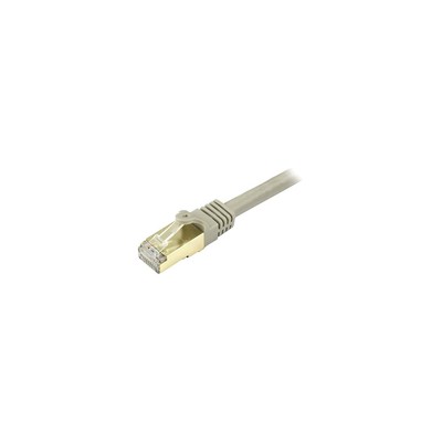 StarTech 9ft Gray Cat6a Shielded Patch Cable Cat6a Ethernet Cable 9 ft Cat 6a
