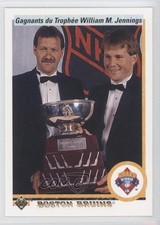 1990-91 Upper Deck Award Winners French Andy Moog Reggie Lemelin #209 2u3