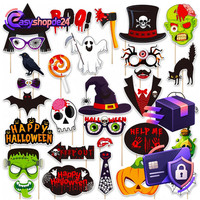 Halloween Foto Requisiten Fotobox Accessoires Lustige Deko FüR Party