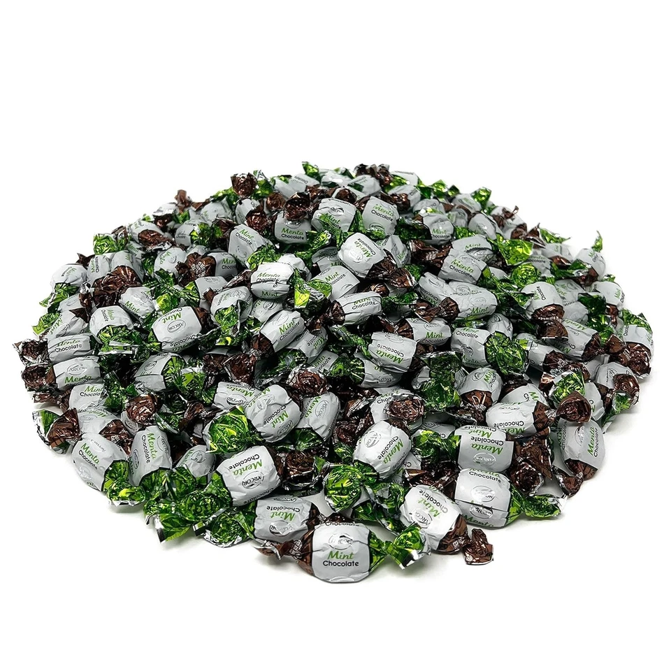 Individually Wrapped Chocolate Filled Mints - 3 lbs - Perfect After Dinner Treat - Image 3 of 4