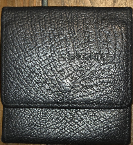 Rencontre & Dunhill Black Leather Coin Purse Bundle