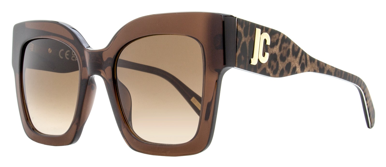 Солнцезащитные очки Just Cavalli Square Leopard SJC019K 0AAK коричневые 52 мм 11790₽