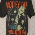 Motley Crue Shout At The Devil World Tour '83 Vintage Style Tee in Men's Size Gi