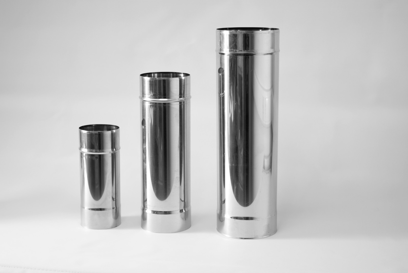 Stainless Steel Chimney Flue Liner 140mm / 5.51" Length 1m Ducting