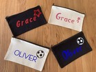 Personalised Pencil Case/Make Up Bag, Teacher Gift, School, Stocking Filler