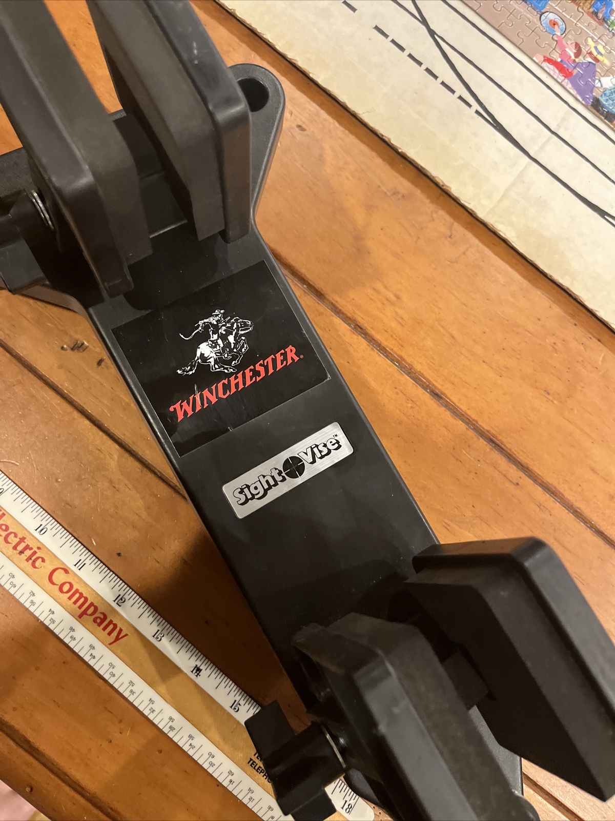 Winchester Sight Vise Rifle Gun Mount Rest Bench eBay