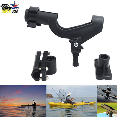 Kayak Accessories Kayak Fishing Tool Holder Fishing Rod Rest Adjustable  Removable 360 Degree Holders Kayak Boat Support Tool