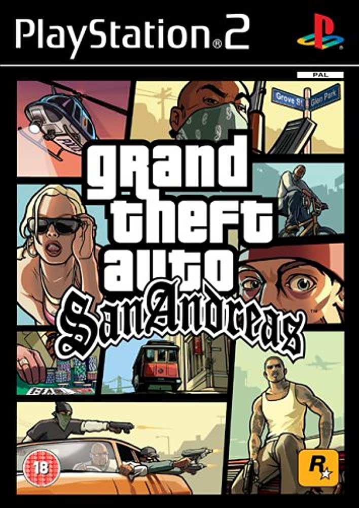 Grand Theft Auto: San Andreas (GTA) - PS2 (USADO) - Fenix GZ - 16 anos no  mercado!