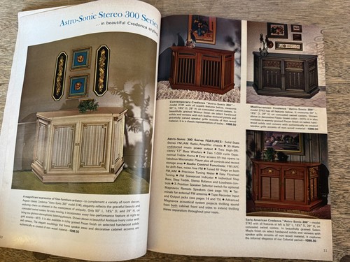 Vtg 1970 1971 MAGNAVOX Console Stereo SALES CATALOG Brochure Lot - Picture 6 of 14