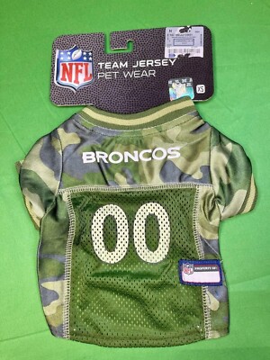 NFL Denver Broncos Salute to Service Hund Trikot #00 X-Small Neu mit Etikett
