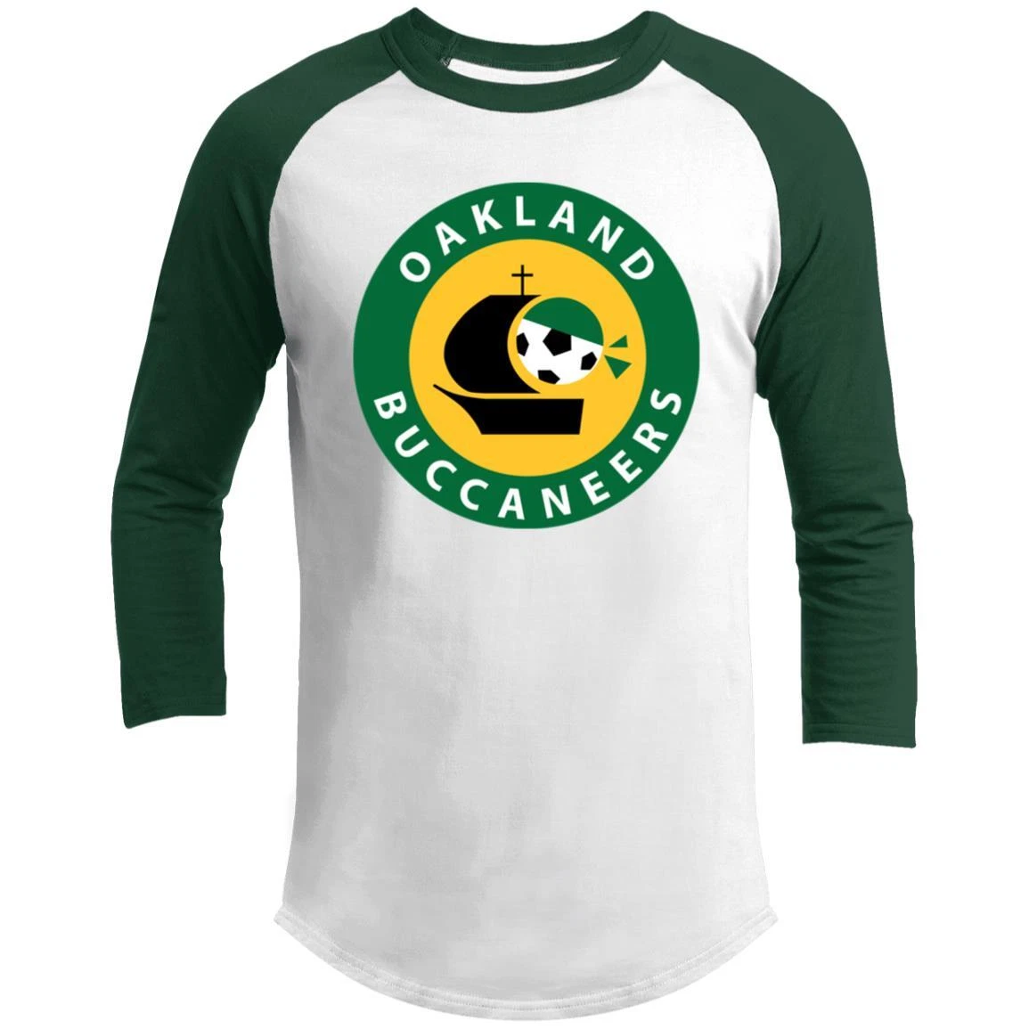 Oakland Buccaneers Raglan Shirt Franchise ASL Soccer
