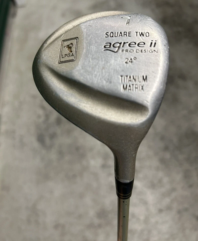 LPGA Square Two 7 Wood 24 Degree Right Hand Graphite Womens Flex 41.5" - Image 2 of 4