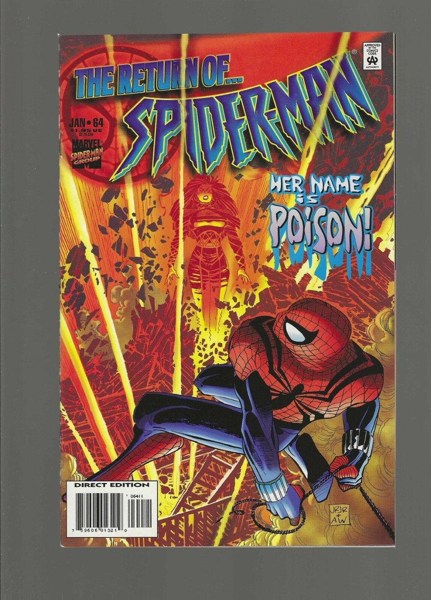 Spider-Man #64 (Marvel,1996) NM 9.4, 1st Appearance of Poison and