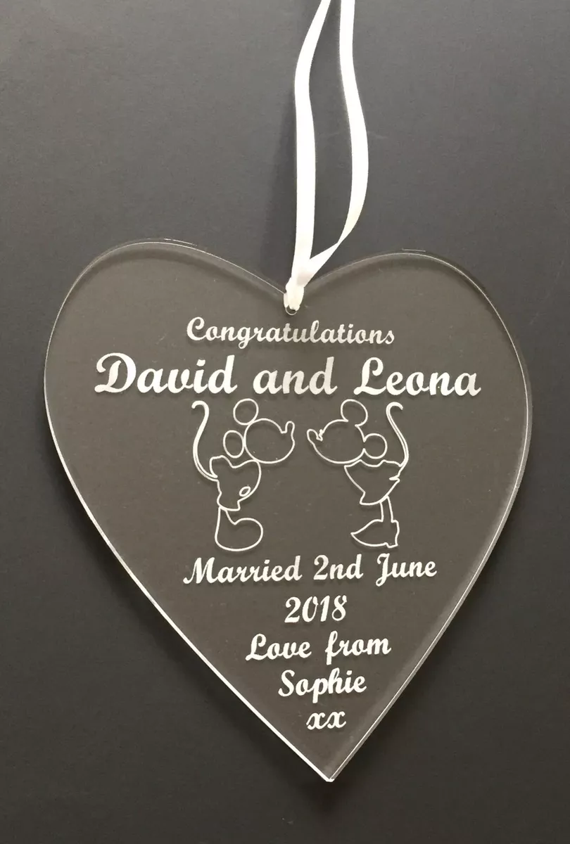 Personalised Wedding Gift Wedding Keepsake Wedding 