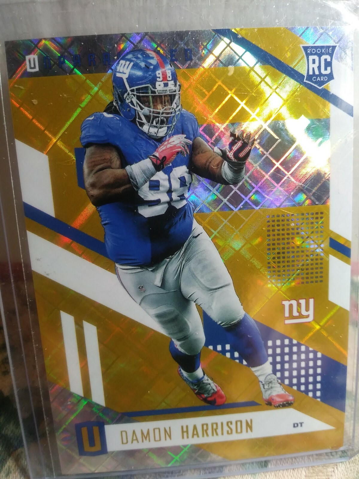 Damon Harrison 2017 Panini Unparalleled Rookie Card