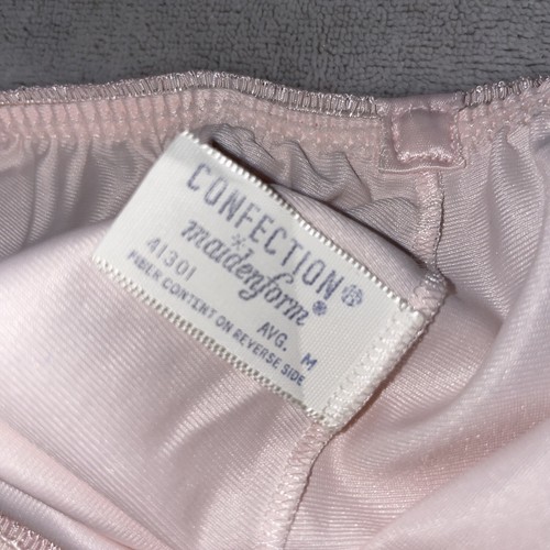 CHANTILLY MAIDENFORM Mujer’s M ROSA SEDOSO Nylon Encaje Medio FALDA ANTIDESLIZANTE MEDIANA De Colección - Imagen 2 de 7