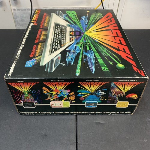 VINTAGE Magnavox Odyssey 2 Game Gaming Console w/ Game, Cables, EUC OEM Box - Picture 22 of 24