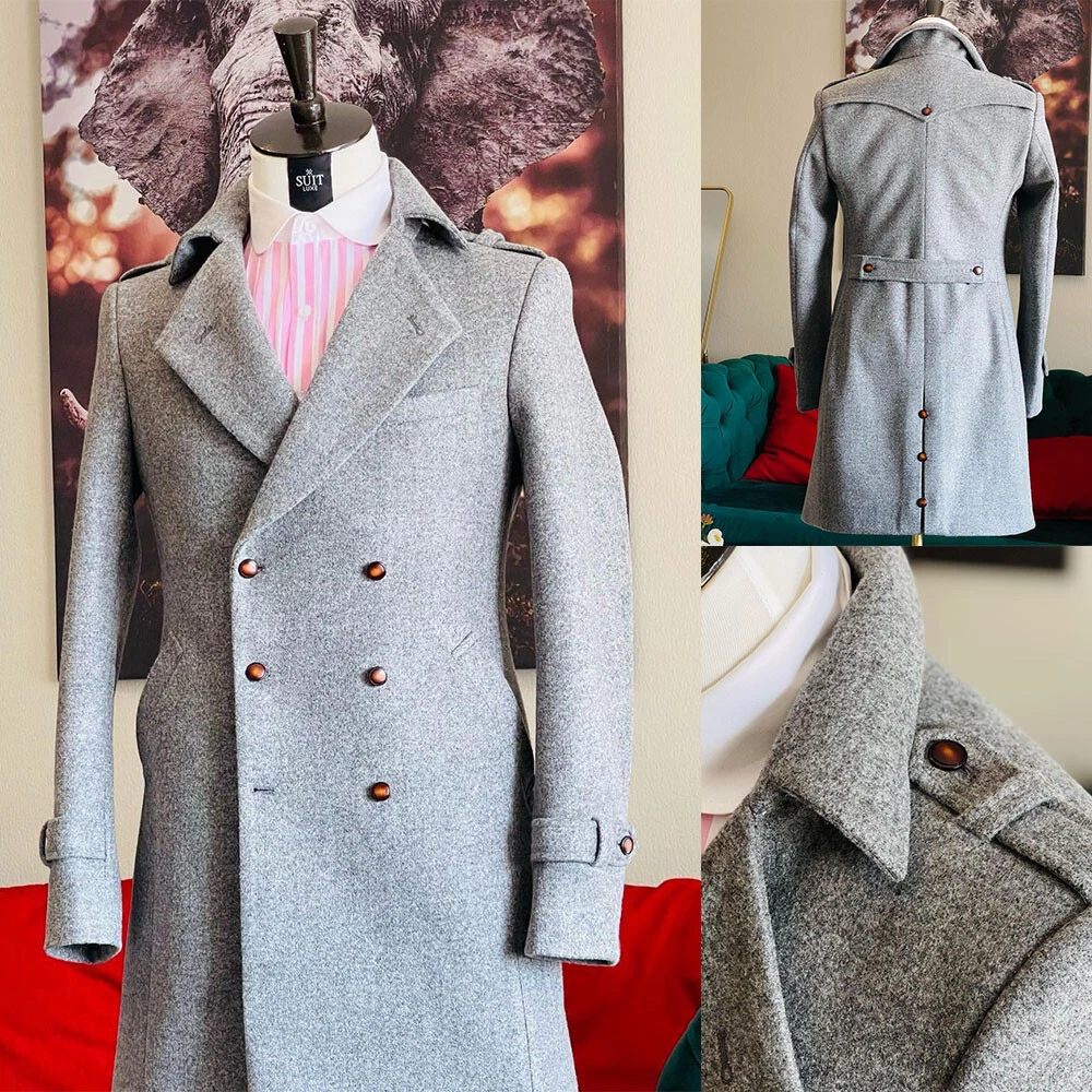 Mens big and tall cheap overcoats