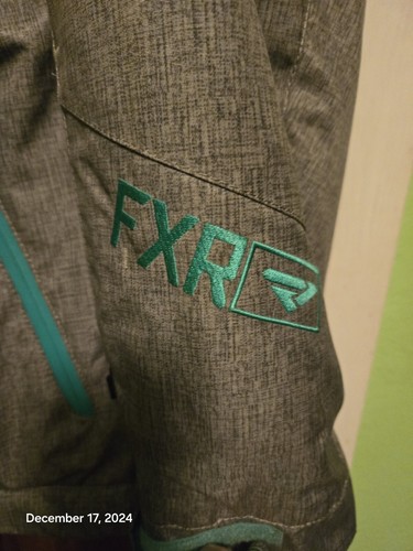 FXR Women's Fresh Jacket Grey Linen/Mint Size 20 - Picture 2 of 9