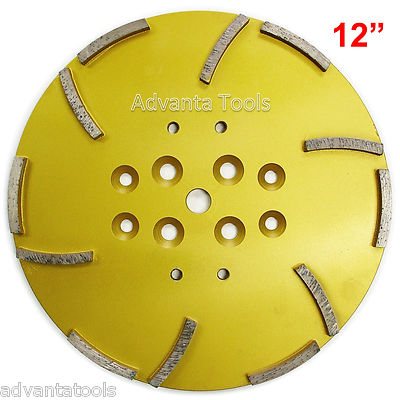 12  Concrete Grinding Head for Floor Grinders - 12 Segments 25/30 Grit