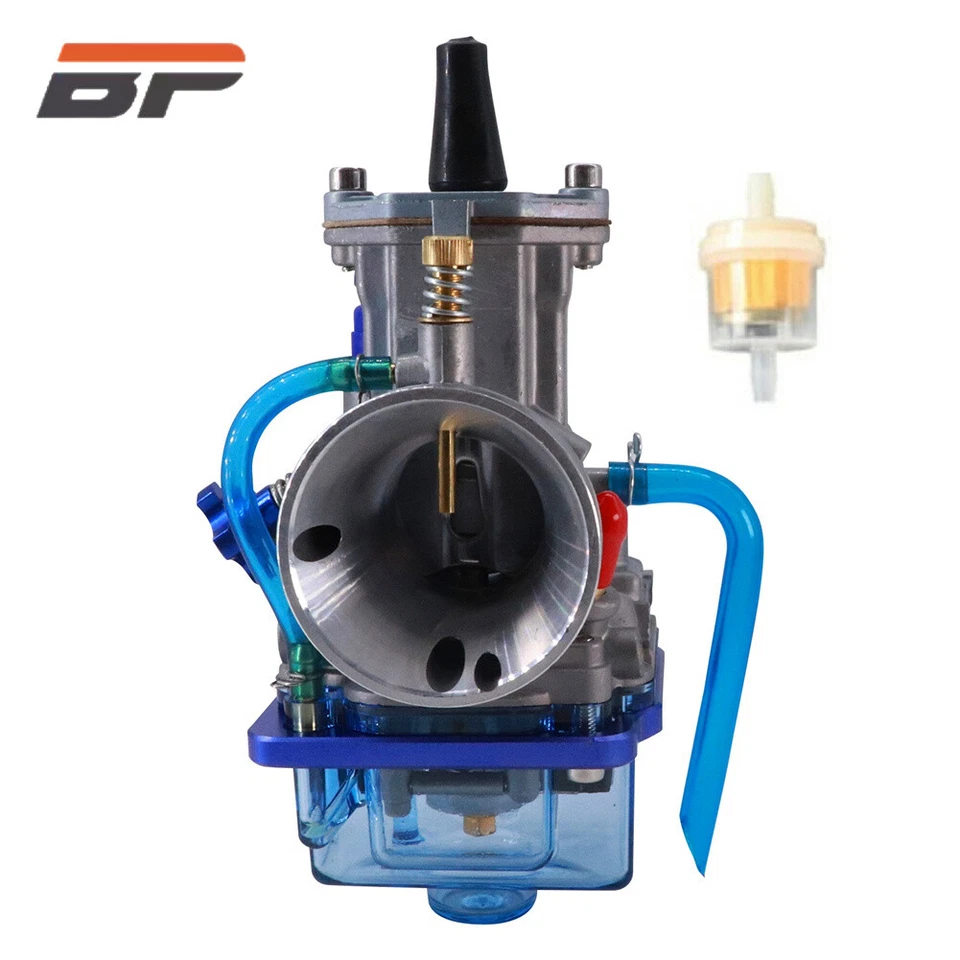 PWK 30mm Carburetor Racing Part For Motorcycle Replacement Carb w Throttle Cable - Image 2 of 4