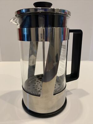 Bodum Chambord The Original French Press 8 Cup Coffee Maker 34oz Stainless Steel