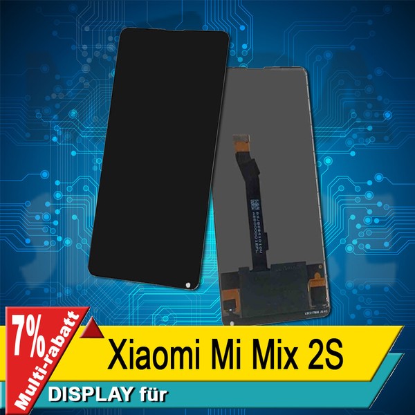 Display FüR Xiaomi Mi Mix 2S Komplettes Bildschirm Lcd Touch Schwarz-image