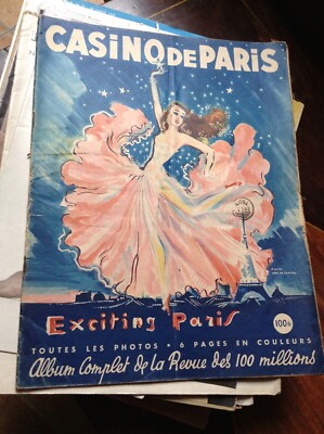 CASINO  DE PARIS ZEITSCHRIFT D EPOCA BABY RODEO REVUE DES 100 MILLIONEN J. DE ZAMORA 