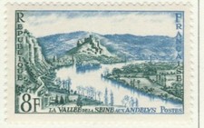 Les Andelys France France 1954 8fr fine MH* A16P3F42