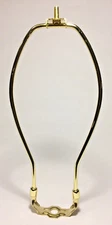 New 11" Brass Lamp HARP Shade Holder w/Base for Lamp Repair, Heavy Duty