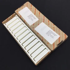 Lot of 864 Weidmuller WS 10/5 MC NE WS Terminal Block Marker, 6x Sheets of 144