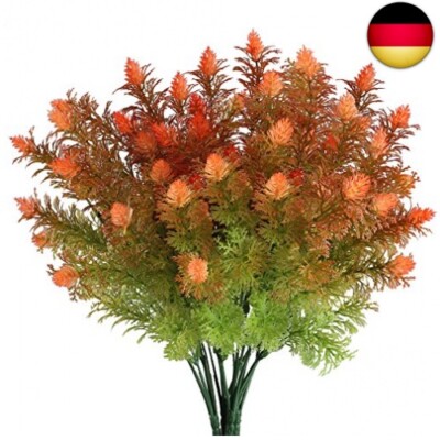 Knstliche Blumen Deko 4 PCS Balkonpflanzen Knstliche Strucher  Grnpflanze Pla | eBay.de