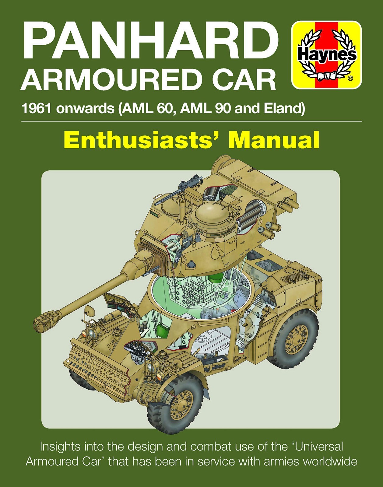 Panhard Armoured Car Manual 1961 onwards AML 60, AML 90 and Eland Book New HB