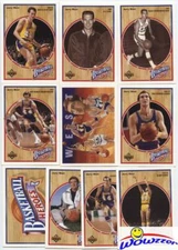 1992 Upper Deck Jerry West HEROES Complete 10 Card Set-LA LAKERS NBA HOF Legend