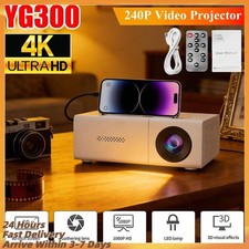 240P LED Mini Projector with Remote Smartphone for Home Theater