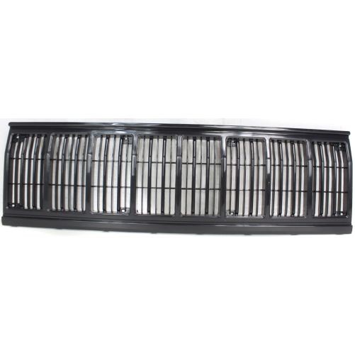 Sherman 075-99-8 Grille Assembly Black For 1991-1996 Jeep Cherokee
