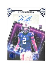 2022 Panini Elements Future Signs Blue /50 Kyler Gordon #FS-KG Rookie Auto RC