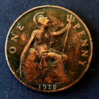 1915 Great Britain 1 PENNY  ⭐ GREAT BRITAIN 1 PENNY  VF — photo 1