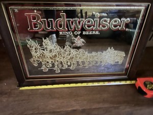 Budweiser King of Beers Mirror | eBay