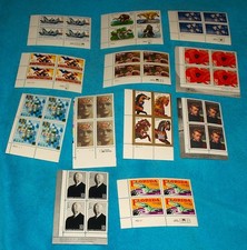 US Postage - 12 Different 32 Cent Plate Blocks of 4, Mint never-hinged Group 7 