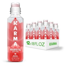 Karma Probiotic Water - 12 Pack, Berry 1.5 Fl Oz (Pack of 12),
