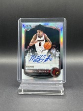 Mikel Brown Jr 2026 Bowman 1st Refractor Auto /499 Louisville Cardinals