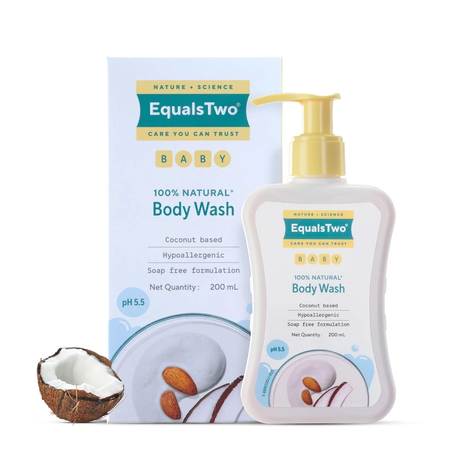 Equalstwo Two In One Baby Wash And Shampoo 200ml
Opens in a new window or tab
