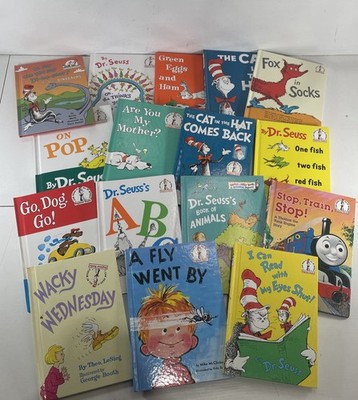 Lot of 10 RANDOM Dr. Seuss I Can Read Beginner Children's Books